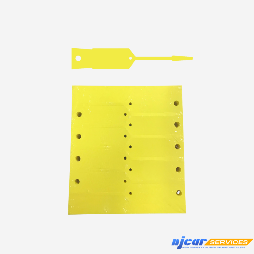 Key Tags – Self Locking Yellow